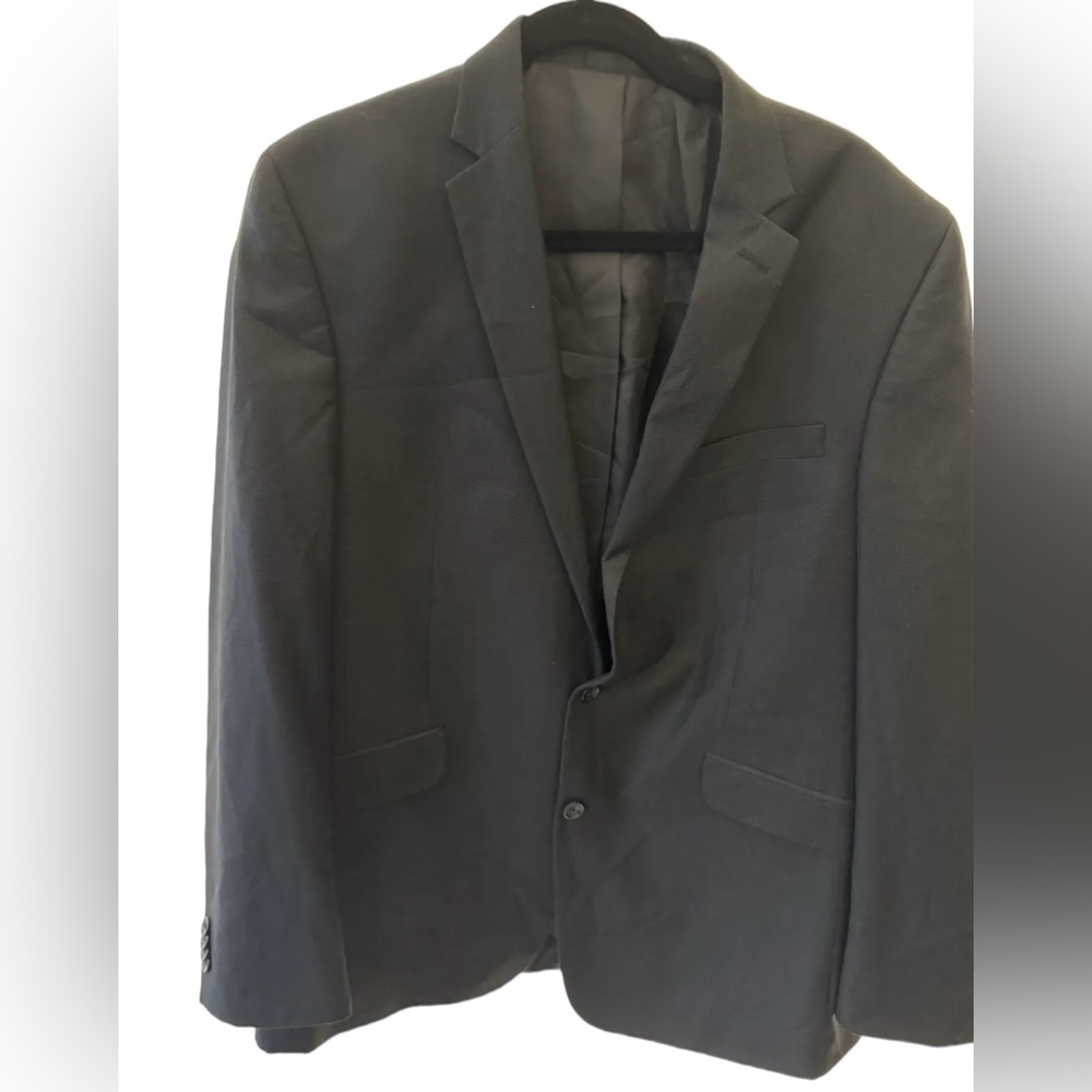 Kenneth Cole Reaction Suit Jacket Black 44 L